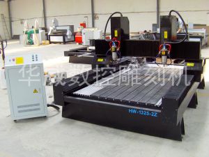 南阳唐河县双头立体多功能石材雕刻机HW-1325-2Z